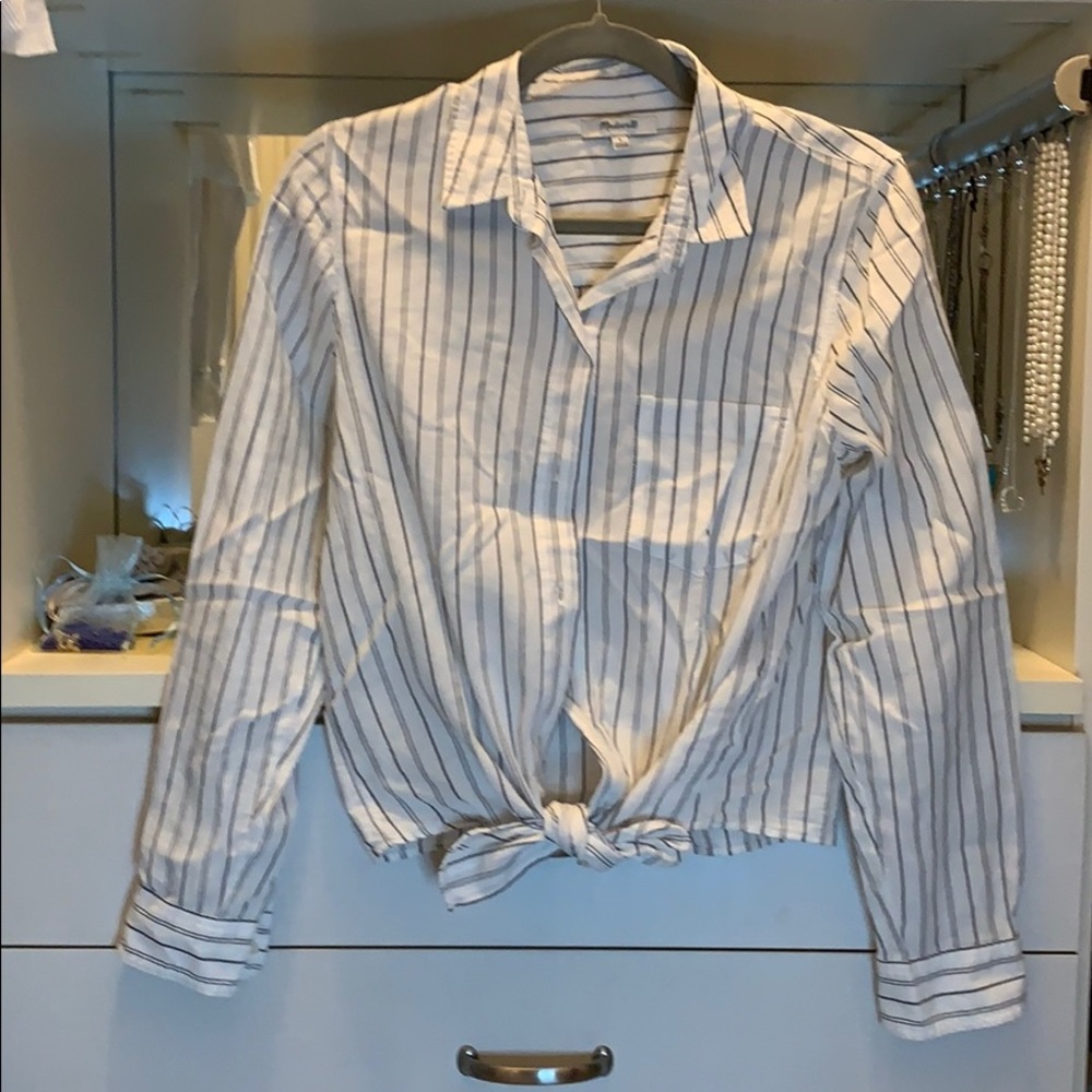 Tie Front Button down Darcy shirt